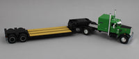 
              DCP 1:64 *GREEN* Peterbilt 351 Mercury Sleeper & Rogers Vintage Lowboy Trailer
            