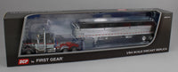 
              DCP 1:64 *GRAY & RED* Kenworth W900A 36" Flattop w/CHROME WILSON GRAIN TRAILER *NIB*
            