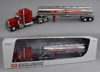 
              DCP 1:64 *RAPID ROBERTS* Peterbilt 379 63" Midroof w/Heil Fuel Tanker Trailer
            