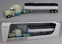 
              DCP 1:64 *CAPITOLA TRUCKING* Peterbilt 389 63" Midroof w/WILSON Grain Trailer
            