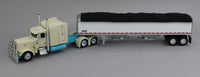 
              DCP 1:64 *CAPITOLA TRUCKING* Peterbilt 389 63" Midroof w/WILSON Grain Trailer
            