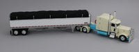 
              DCP 1:64 *CAPITOLA TRUCKING* Peterbilt 389 63" Midroof w/WILSON Grain Trailer
            
