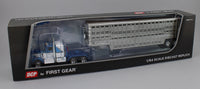 
              DCP 1:64 *BLUE & WHITE* Kenworth W900A 36" Flattop w/Vintage WILSON Livestock
            