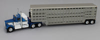 
              DCP 1:64 *BLUE & WHITE* Kenworth W900A 36" Flattop w/Vintage WILSON Livestock
            