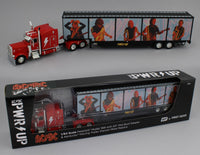 
              DCP 1:64 AC/DC *RED* Peterbilt 389 Semi Truck Kentucky Moving Trailer NIB
            