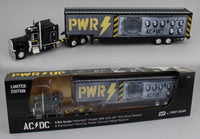 
              DCP 1:64 AC/DC *BLACK* Peterbilt 389 Semi Truck Kentucky Moving Trailer NIB
            
