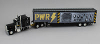 
              DCP 1:64 AC/DC *BLACK* Peterbilt 389 Semi Truck Kentucky Moving Trailer NIB
            