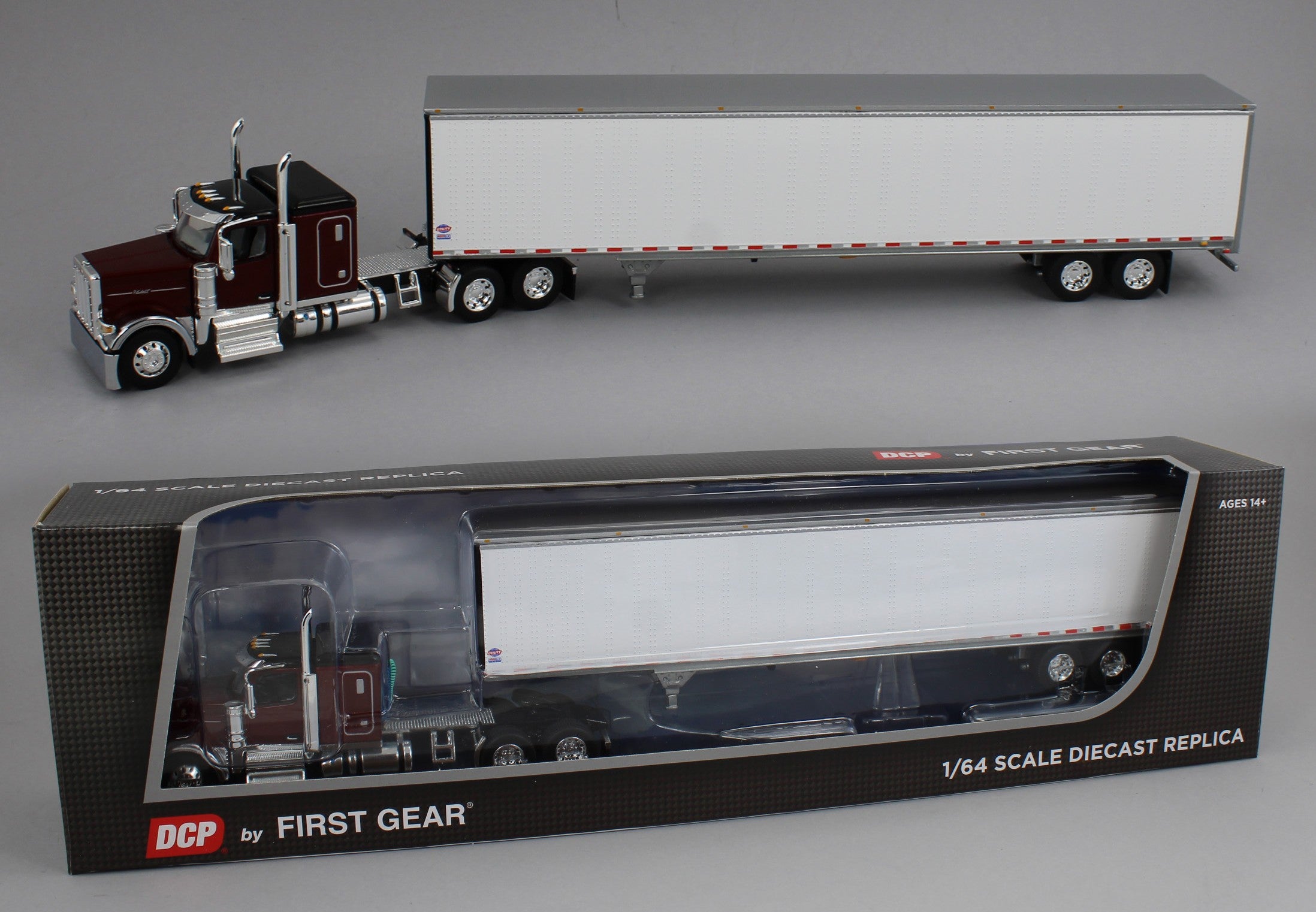 DCP 1:64 *RED & BLACK* Peterbilt 589 58