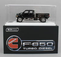 
              1:64 MK Miniatures *BLACK* Ford F-650 CREW CAB DUALLY Pickup Truck *NIB*
            