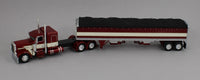
              DCP 1:64 *RED & CREAM* Peterbilt 389 48" Flattop w/WILSON GRAIN TRAILER *NIB*
            
