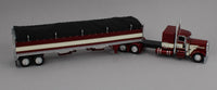 
              DCP 1:64 *RED & CREAM* Peterbilt 389 48" Flattop w/WILSON GRAIN TRAILER *NIB*
            