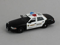 
              1:64 *596 DIECAST* Los Angeles County Sheriff West Hollywood Branch FORD Crown Victoria Police Car *NIB*
            