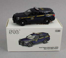 1:64 *596 DIECAST* New York State Police Trooper Ford Police Interceptor Utility SUV POLICE CAR *NIB*