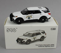 
              1:64 *596 DIECAST* California Highway Patrol POLAR BEAR Ford Police Interceptor Utility SUV POLICE CAR *NIB*
            