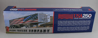 
              DCP 1:64 *RED AMERICA 250* Peterbilt 389 48" Flattop w/Wilson Grain Trailer NIB
            