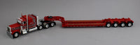 
              DCP 1:64 *ANTY TRUCKING* Peterbilt 379 63" Flattop w/Tri-Axle LOWBOY Trailer NIB
            