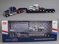 
              DCP 1:64 *AMERICA 250* Kenworth W900L w/Lowboy & W900A VIT LOAD *NIB*
            