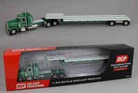 
              2025 DCP 1:64 *GREEN* Peterbilt 379 36" Flattop Sleeper w/Transcraft Stepdeck Flatbed Trailer
            