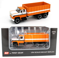 
              2023 1:64 DCP *ORANGE & WHITE* Chevrolet C65 GRAIN TRUCK Tandem-Axle NIB
            