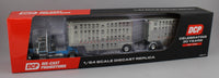 
              DCP 1:64 *BLACK & WHITE* Peterbilt 389 w/Double 28' Wilson Livestock Pups NIB
            