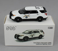 
              1:64 *DIECAST* California Highway Patrol WHITE Interceptor SUV Unit #287 *NIB*
            