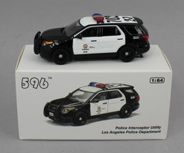 1:64 *DIECAST* Los Angeles LA Police Car Interceptor SUV Unit #702-27 *NIB*