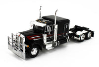 
              DCP 1:64 *BLACK & RED* Peterbilt 379 Flattop w/53' Utility Roll Tarp Trailer NIB
            