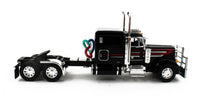 
              DCP 1:64 *BLACK & RED* Peterbilt 379 Flattop w/53' Utility Roll Tarp Trailer NIB
            