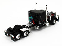 
              DCP 1:64 *BLACK & RED* Peterbilt 379 Flattop w/53' Utility Roll Tarp Trailer NIB
            