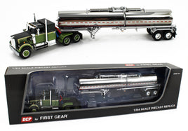 DCP 1:64 *GREEN* Western Star 4900 w/Mercury Sleeper & Brenner Chemical Tanker