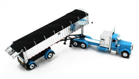 
              DCP 1:64 *CYAN BLUE* Peterbilt 379 Mercury Sleeper & MAC Coal Dump Trailer *NIB*
            