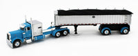 
              DCP 1:64 *CYAN BLUE* Peterbilt 379 Mercury Sleeper & MAC Coal Dump Trailer *NIB*
            