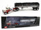 1:64 DCP *RED & WHITE* Ford LTL 9000 Day Cab w/CHROME EAST End Dump Trailer NIB