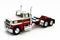 
              1:64 DCP *RED & WHITE* Ford LTL 9000 Day Cab w/CHROME EAST End Dump Trailer NIB
            