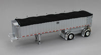 
              DCP 1:64 *WHITE* Peterbilt 389 48" Midroof w/MAC Coal End Dump Trailer NIB
            