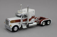 
              DCP 1:64 *WHITE* Peterbilt 389 48" Midroof w/MAC Coal End Dump Trailer NIB
            