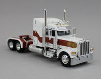 
              DCP 1:64 *WHITE* Peterbilt 389 48" Midroof w/MAC Coal End Dump Trailer NIB
            