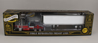 
              DCP 1:64 *LEGACY SERIES #1* PERKLE Black & Red 359 60" Flattop w/Reefer Trailer
            