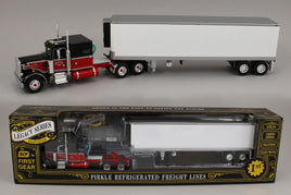 DCP 1:64 *LEGACY SERIES #1* PERKLE Black & Red 359 60" Flattop w/Reefer Trailer