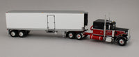 
              DCP 1:64 *LEGACY SERIES #1* PERKLE Black & Red 359 60" Flattop w/Reefer Trailer
            