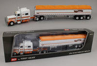 
              DCP 1:64 *TRI-STATE* Orange Peterbilt 389 70" w/50' Tri-Axle Grain Trailer
            