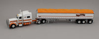 
              DCP 1:64 *TRI-STATE* Orange Peterbilt 389 70" w/50' Tri-Axle Grain Trailer
            