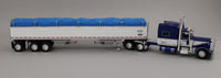 
              DCP 1:64 *SHUPE TRUCKING* BLUE Peterbilt 389 70" w/50' Tri-Axle Grain Trailer
            