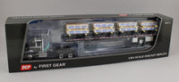 
              DCP 1:64 *BLACK & SILVER* MACK Pinnacle Day Cab w/Flatbed Trailer & Paper Tubes
            