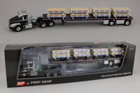 
              DCP 1:64 *BLACK & SILVER* MACK Pinnacle Day Cab w/Flatbed Trailer & Paper Tubes
            