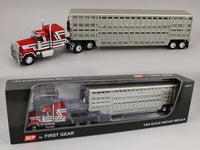 
              DCP 1:64 *RED & WHITE* MACK Super Liner Flattop Vintage Wilson Livestock Trailer
            