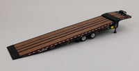 
              DCP 1:64 *BLACK* Peterbilt 389 Day Cab Semi w/LANDOLL 440 Traveling Axle Trailer
            