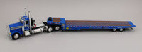 
              DCP 1:64 *BLUE* Peterbilt 389 Day Cab Semi w/LANDOLL 440 Traveling Axle Trailer
            