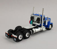 
              DCP 1:64 *BLUE* Peterbilt 389 Day Cab Semi w/LANDOLL 440 Traveling Axle Trailer
            