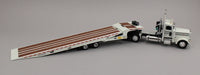 
              DCP 1:64 *WHITE* Peterbilt 389 Day Cab Semi w/LANDOLL 440 Traveling Axle Trailer
            